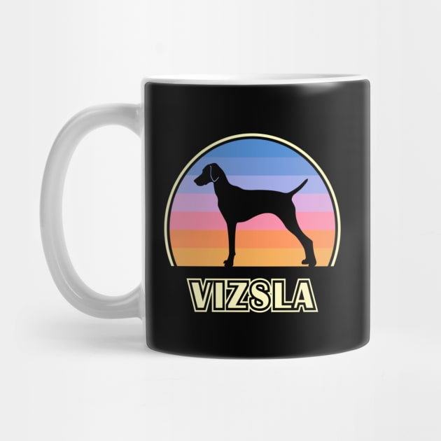 Vizsla Vintage Sunset Dog by millersye